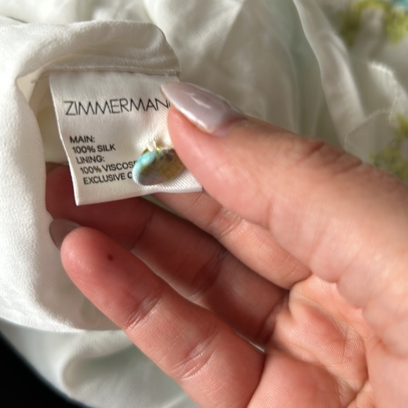 Zimmermann Floral Silk Short Playsuit - Picture 5 of 5